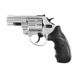 Rewolwer hukowy alarmowo sygnałowy ZORAKI R1-K6L BAS lufa 2,5" kal. .22 Long Blank chrom błysk